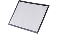 Fußmatte, weiße Filzoberfläche, 600 x 400 x 1,6 mm, bedruckbare Fläche ca. 36 x 56,5 cm
