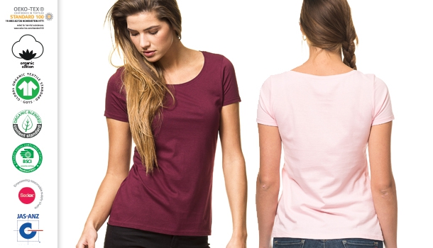 T-Shirt Lady Classic, 165 g/m², Single Jersey