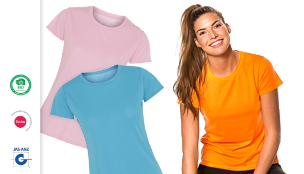 T-Shirt Lady Go Sport, 140 g/m², Funktional