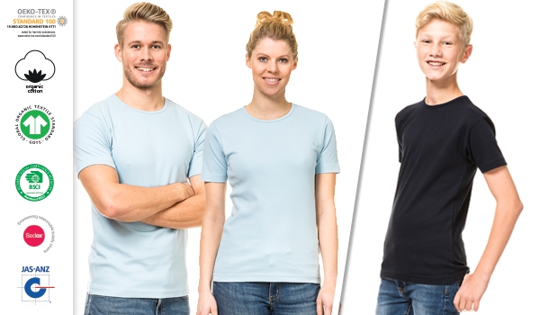 T-Shirt Uni Style, 200 g/m², Interlock